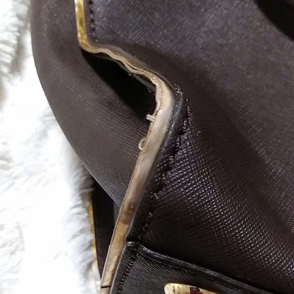 Michael Kors Brown leather shoulder bag - Picture 7 of 16
